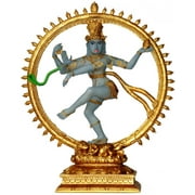 Nataraja Shiva Statue 10.5" Lord Siva dancing the Eternal Cosmic Dance (K37N)