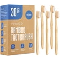 thumbnail image 1 of Cepillo de dientes VIVAGO Bamboo Medium Bristles 30 unidades para adultos, 1 of 5