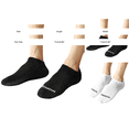 thumbnail image 4 of ManxiVoo Cushioned Cut Athletic Ankle Socks for Women Size Medium 1 Pack Daily Sports Wear, 4 of 6