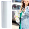 thumbnail image 2 of Lubelski 1 Set 20oz Thermal Cup Leak-proof Sublimation Tumbler Stainless Steel Insulated Cup with Straw for Travel Home, 2 of 8