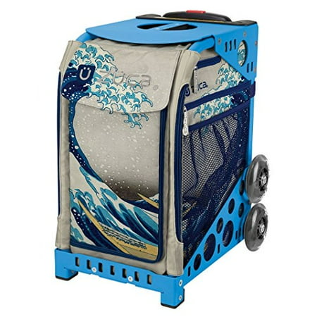 - Zuca Great Wave Sport Insert Bag & Blue Frame with Flashing Wheels