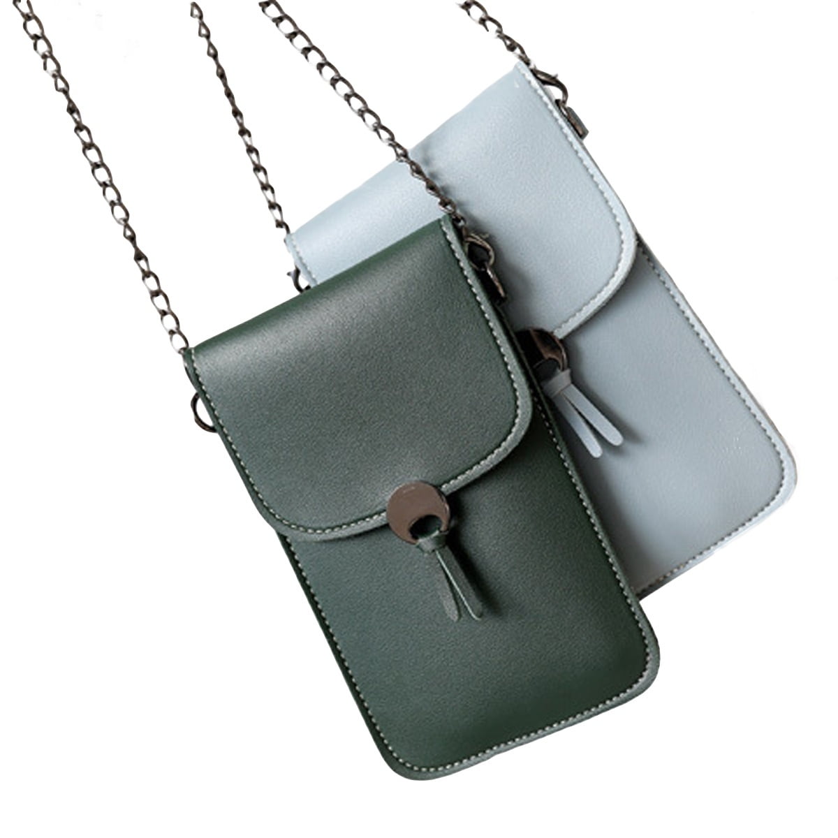 Women Small Crossbody Purse Lightweight Cell Phone Storage Pouch with Clear Touch Screen Window Walmart