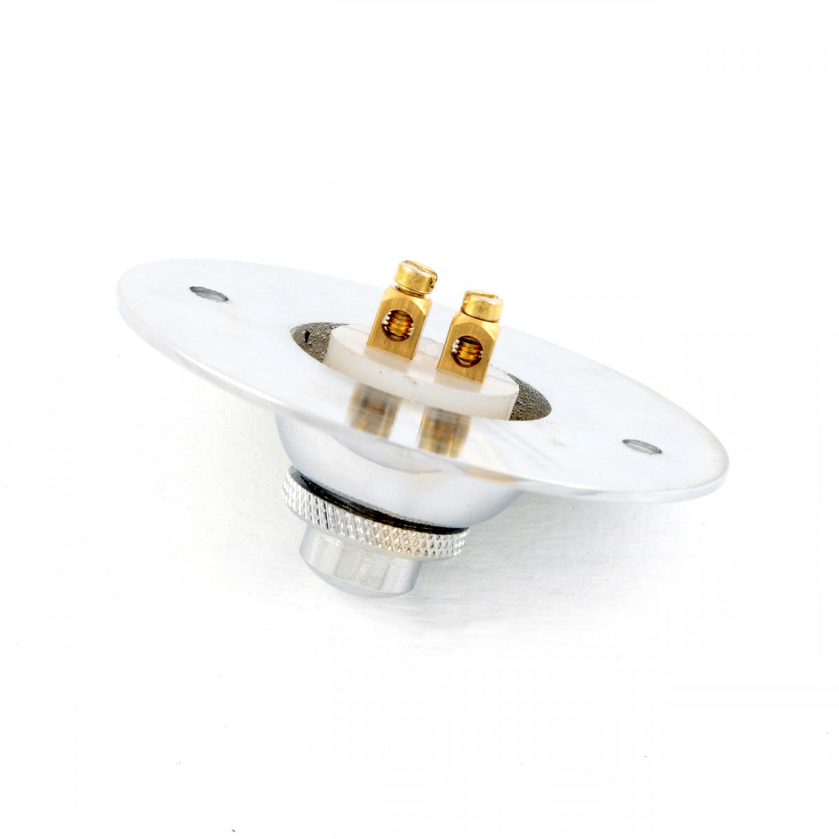 2 Door Bell Chrome Embossed PRESS Round Bell | Renovator's Supply
