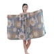 thumbnail image 1 of Bata de baño hasta la rodilla con cierre ajustable para mujer, 1 of 5