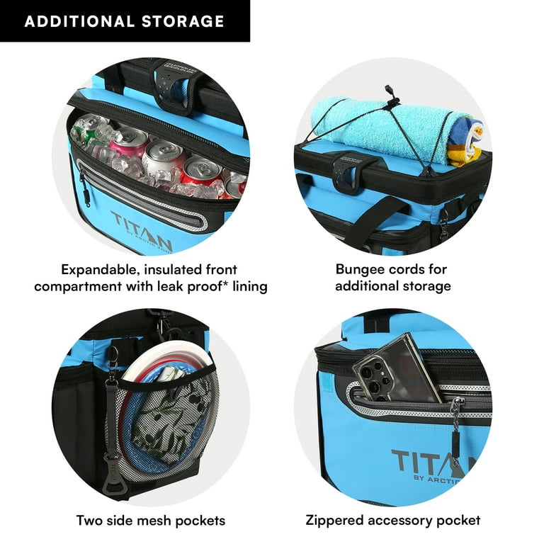 TITAN TKS Lサイズ Titan by Arctic Zone 38-Can 25-Quart Iceless Zipperless Soft