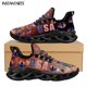 thumbnail image 1 of Zapatillas unisex con cordones y diseño de calavera y bandera estadounidense, nuevas tendencias ., 1 of 6