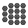 thumbnail image 2 of Almohadillas de tracción hexagonales para tabla de surf, alfombrilla antideslizante para cubierta, 15 piezas Negro Zulema Almohadillas para tablas de surf, 2 of 8