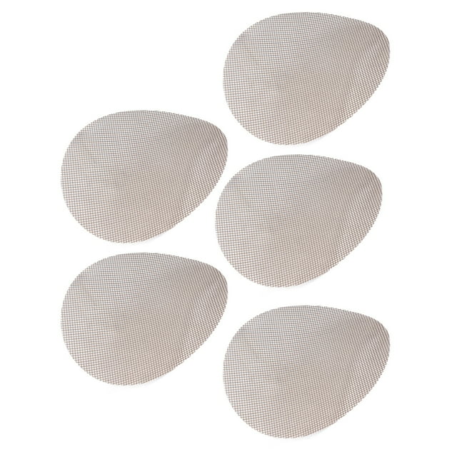 5Pcs High Temperature BBQ Grill Mat for Non Stick Grid Slice Pizza 36cm Diameter