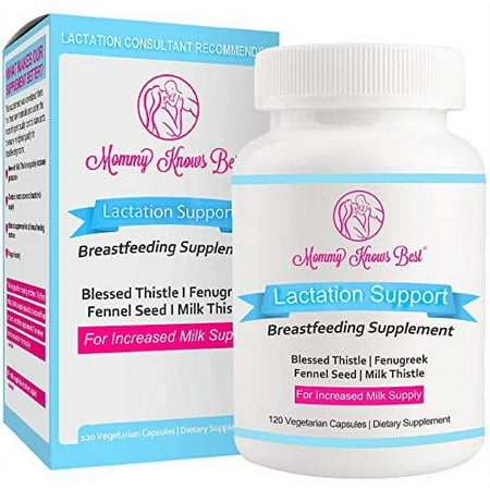 Mommy Knows Best Lactation Supplement 120 Capsules