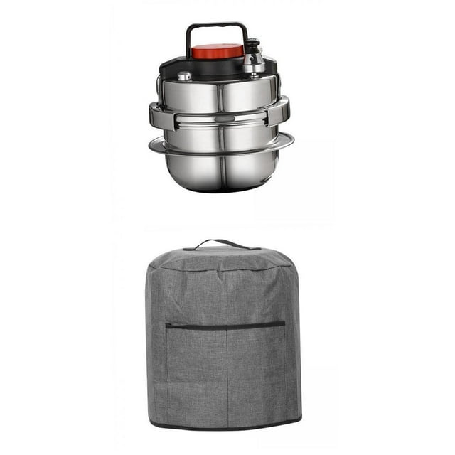 a presión,Pequeñas a presión Utensilios de cocina de acero inoxidable,Mini a presión para acampar enlatadoras a presión, a presión multifunción olla DYNWAVEMX ollas a presión