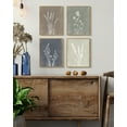 thumbnail image 2 of Drsoum Vintage Boho Wall Decor Botanical Wall Art Wooded Minimalist Plant Print Modern Rustic Farmhouse Home Kitchen 8x10inx4pcs Natural Framed, 2 of 5