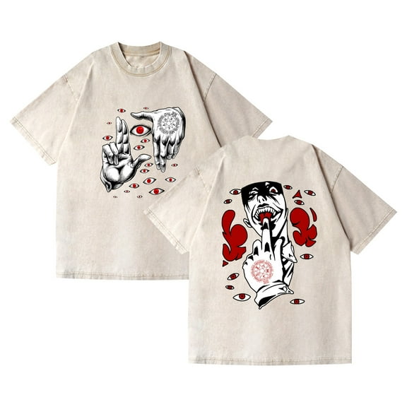 Azikbd Hellsing Ultimate Alucard Anime T-Shirt, Men's and Women's Fashionable Short-Sleeve Autumn/Summer Casual Pullover