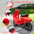 thumbnail image 4 of QinaQin Motocicleta eléctrica infantil de 24V tipo moped con asiento, luz LED, motor de 350W y diseño resistente al agua, ideal para niños grandes de 8 a 14 años, 4 of 7