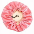 thumbnail image 3 of Janrevotw Children'S Satin Hat Elasticated Sleeping Cap Soft Bath Cap Night Hair Cap Suitable For Teenagers Toddlers Children, 3 of 9
