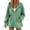 Green, variant on Ovbmpzd Womens Sweatshirts Zip Up Pink Fleece Lined Hoodie Long Sleeve Loungewear Drawstring Waist Sweatshirts,XXL