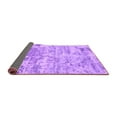 thumbnail image 2 of Ahgly Company Indoor Round Oriental Purple Industrial Area Rugs, 6' Round, 2 of 4