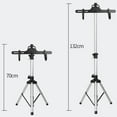thumbnail image 2 of OUNONA 1 Set Adjustable Wall Mount Bike Rack Three Layers Silver for Bicycle Mechanics, 2 of 8