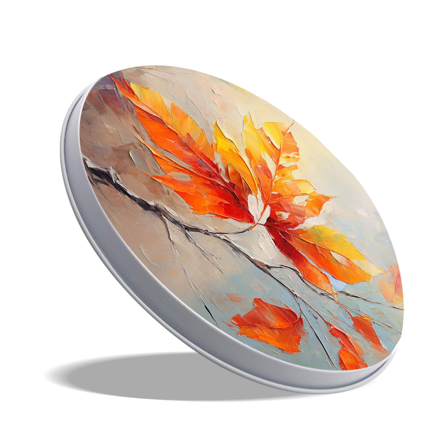 Round Stove Burner Covers 4 Pcs Round Gas Stove Burner Cover 8Inch And 10Inch for ,beautiful colorful autumn tree Pattern