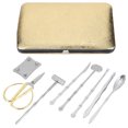 thumbnail image 2 of Stainless Steel Crab Crackers Forks Set Seafood Scissors Claw Craft Tools Home Travel, 2 of 7