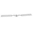 thumbnail image 4 of Full Ceramic Link Wristwatch Strap Stainless Steel Clasp Buckle 16mm/18mm/20mm/22mm - Black, 20mm, 4 of 4