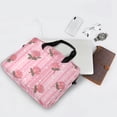 thumbnail image 5 of 16" Laptop Briefcase for Work Travel Laptop Shoulder Bag Carrying Handbag Laptop Case Cute Rose Pattern, 5 of 8