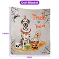 thumbnail image 5 of Trick or Treat Great Dane Funny Mummy Cosplay Pumpkin Candy Basket Quilt Blanket Danes Dog Lover Gifts Cozy Comforter Throw Blanket - 12016, 5 of 5