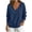 Blue, variant on Jaunzuar Sweatshirt for Women Long Sleeve V Neck Solid Color Pullover Sweatshirts Loose Soft Casual Tops XXL