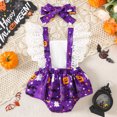 thumbnail image 5 of LILIYA My First Halloween Outfit Flannel Animal Romper for Boys and Girls Jumpsuit Overalls Childrens Soft Sleepwear Onesie 6-12 Months, 5 of 7
