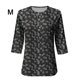 thumbnail image 4 of Guardurnaity Blusa informal de manga corta con cuello en V para mujer, jersey con botones, camisa para oficina, Top de viaje para mujer, ropa de Prendas para la parte del cuerpo Tipo 4 METRO, 4 of 6