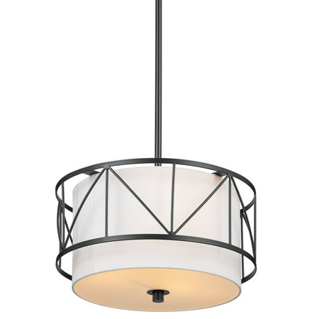

Kichler 52074 Birkleigh 3 Light 14 Wide Pendant - Black