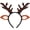 Elk, variant on Yvsxxv Plush Deer Antlers Fascinator Headband, Soft Whimsical Hair Accessory, 9.06x7.87in
