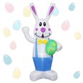 thumbnail image 1 of Felices Decoraciones Patio Inflable Conejo Pascua., 1 of 9