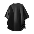 thumbnail image 5 of Big & Tall Men's Short Sleeve Boxy T-Shirts Crew Neck Diamond Grid Seam Pattern Summer Fashion Classic Tops for Father Gift, 5 of 5