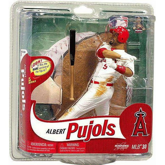 McFarlane MLB Sports Picks Series 30 Albert Pujols Action Figure (White Jersey)