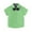 Green, variant on LittleSpring Boys Dress Shirt with Bow Tie Button-Down Short Sleeve for Kids Clothes Green Size 6