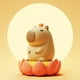 thumbnail image 4 of Lámpara de dormir linda recargable con luz nocturna de capibara (inglés) naranja, 4 of 9