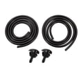 thumbnail image 1 of Boquilla de lavado de parabrisas Unique Bargains para Nissan Frontier 1998-2004 No. 289303S500 Frontal Negro con 2 Pcs de manguera de 1.5 metros 1 juego, 1 of 7