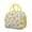 Yellow-46, variant on Pineapple Pattern Insulated Lunch Bag Tropical Print Eco-Friendly Cooler Tote for Work and Picnic