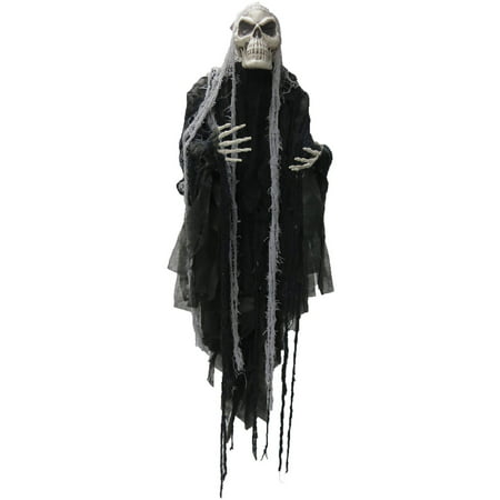 Hanging Reaper Long Hair 5' Halloween Decoration