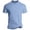 Light Blue, variant on Posijego Men's Mock Turtleneck Shirts Athletic Workout T-Shirts Running Sports Tee Slim Lightweight Tops Solid Color