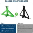 thumbnail image 3 of Mescukay 3-Point Quick Hitch for Cat 1 Tractors, 2" Receiver Trailer Hitch Combo with Towing Hook, Heavy Duty Drawbar Attachment, 3 of 8