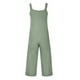 thumbnail image 4 of ICHUANYI Clearance Womens Fashion Summer Solid Color Casual Sleeveless Suspender Jumpsuit(Green, M) ICHUANYI WER2023080808645, 4 of 6