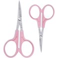 thumbnail image 1 of 2Pcs Curved Sewing Scissors Pointed Tip Shears Embroidery Scissor with Ergonomic Rubber Handle Grip for DIY Craft Thread Cutting Needlework Yarn Sewing (Pink 4. 5inch 3. 5inch), 1 of 8