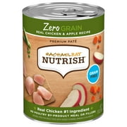 Rachael Ray Nutrish Premium Pat Zero Grain Real Chicken & Apple Recipe Wet Dog Food, 13 oz. Can, 12 Count