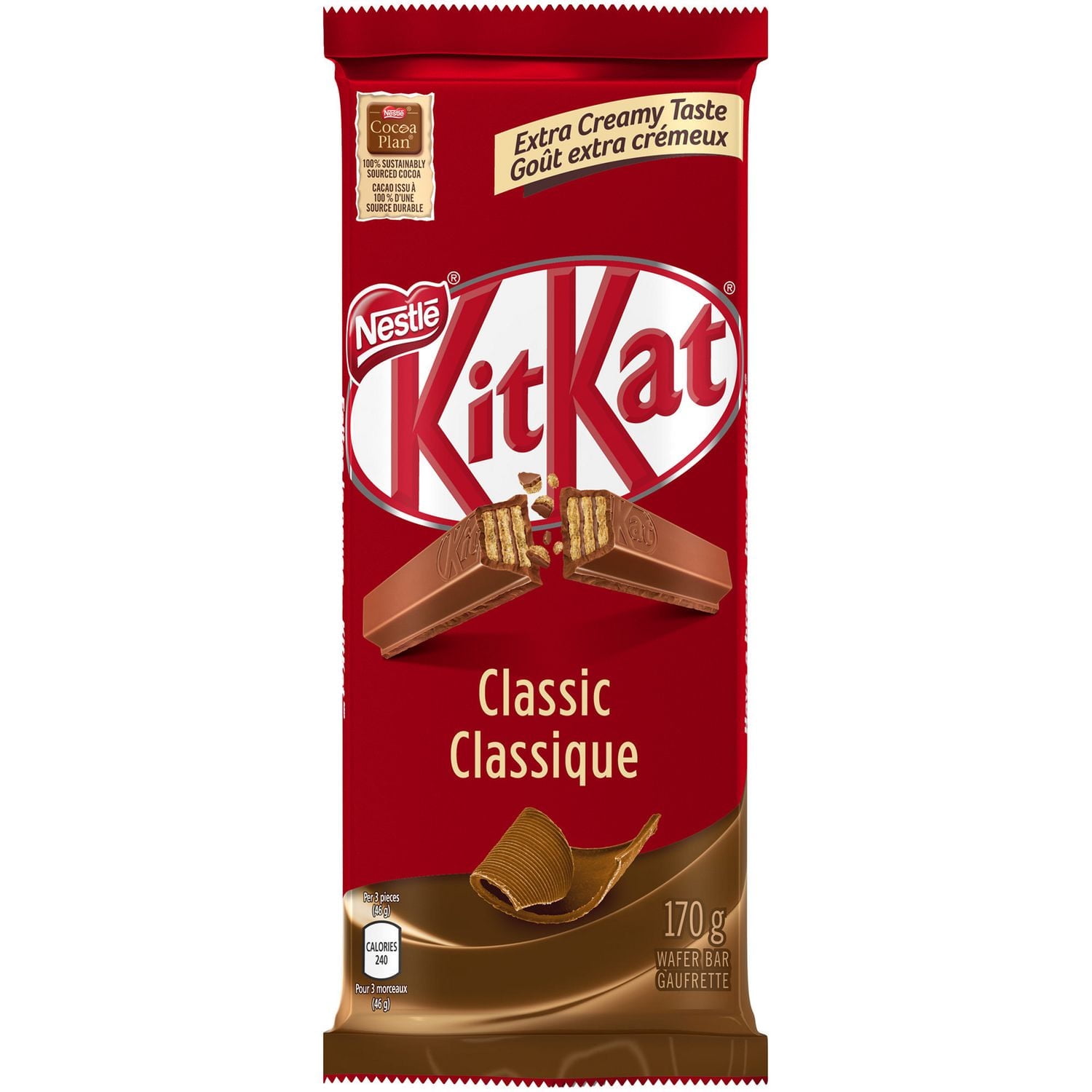 NESTLÉ KITKAT Classic Milk Chocolatey Wafer Bar