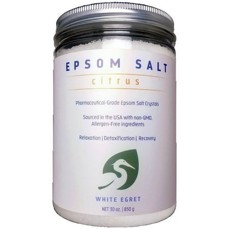 White Egret INC Citrus Epsom Salt 30 oz Salt