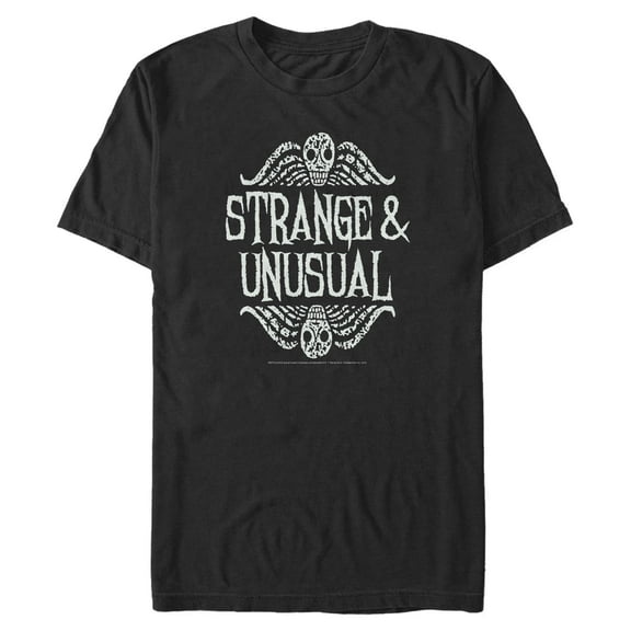 Men's Beetlejuice Strange and Unusual Quote  Graphic Tee Black 3X Large