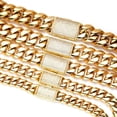 thumbnail image 6 of 12mm-22mm Hip Hop Miami Cuban Link Chain Real Gold Plated Full 5A Zircon Jewelry, 6 of 8