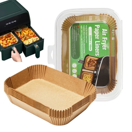 

Polinkety Air Fryer Liners Parchment Paper Set Non-Stick Greaseproof Parchment Paper