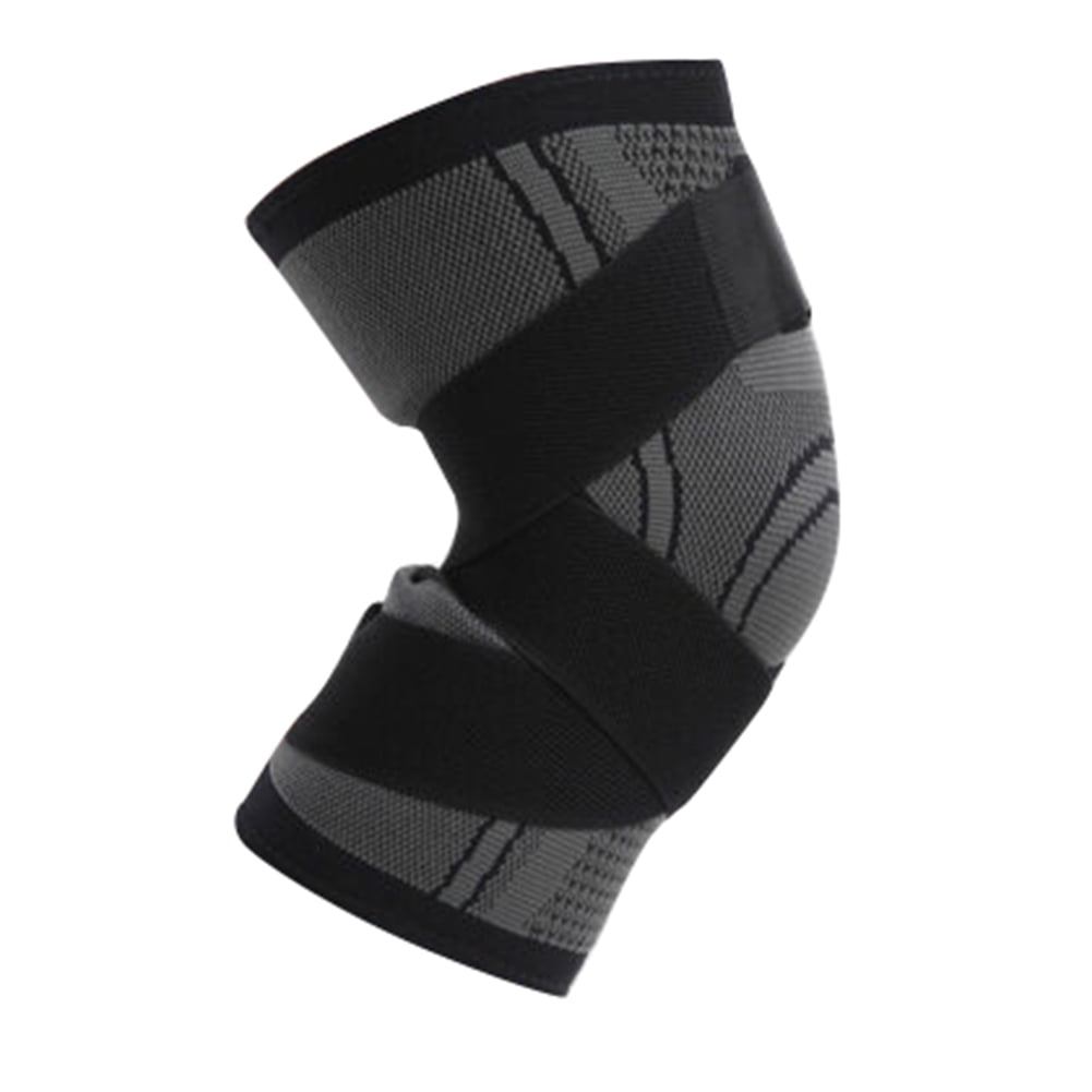GIFZES 1Pc 3D Weaving Knee Brace Pad Protector Compression Breathable Running Support